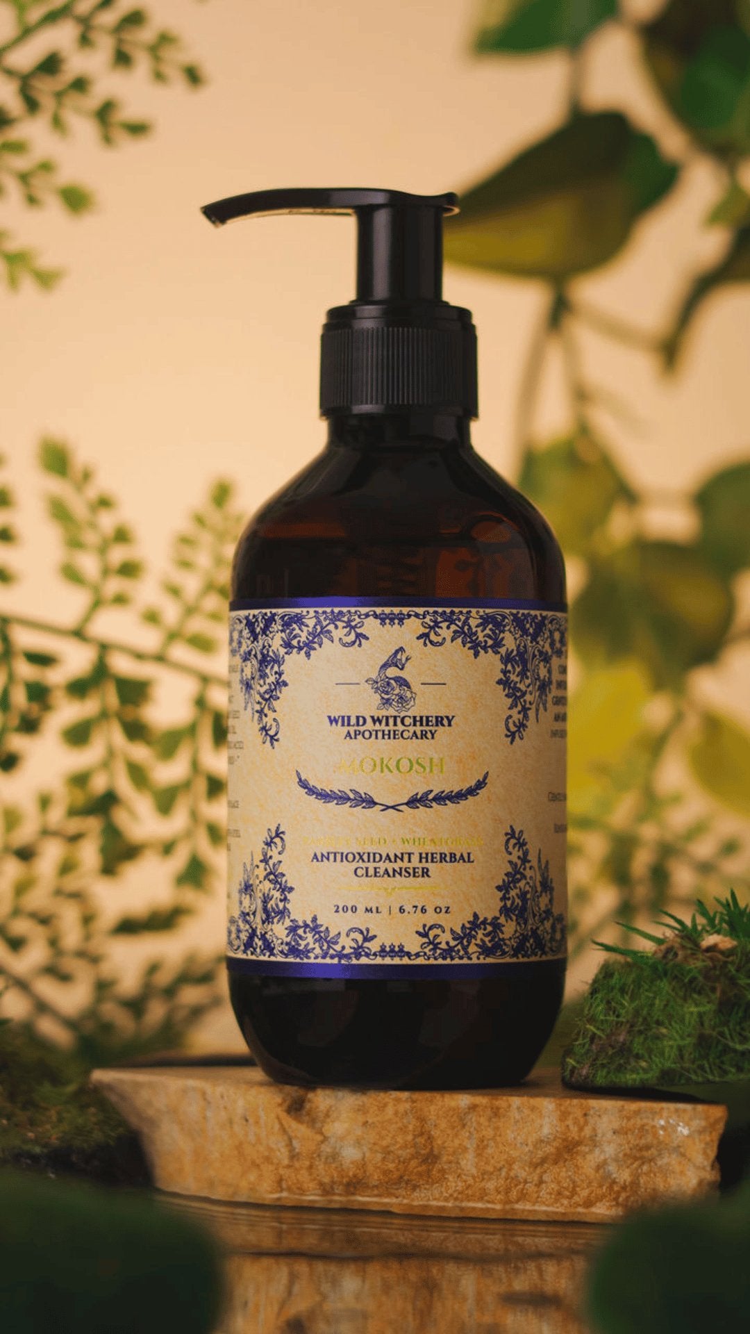 Herbal Gel Face Cleanser - Wild Witchery Apothecary