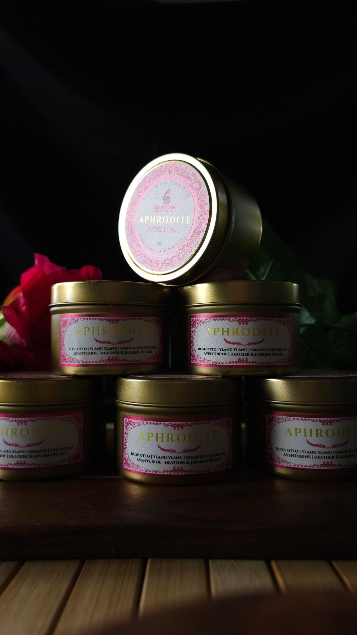 Limited Edition Aphrodite Candle - Wild Witchery Apothecary